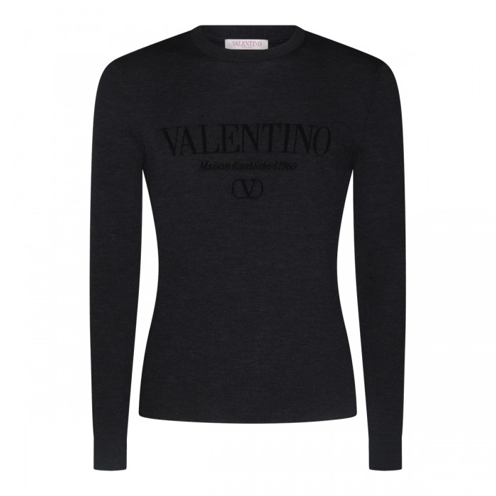 GREY WOOL KNITWEAR