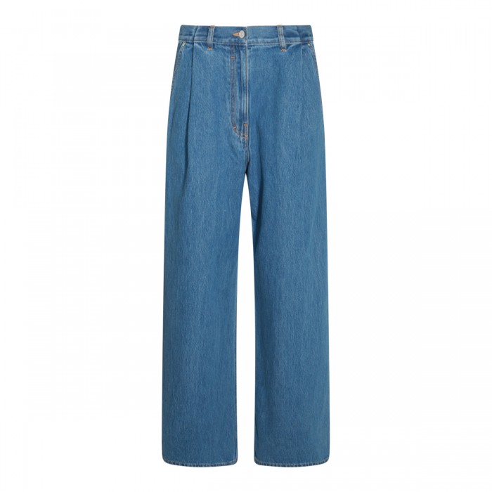 BLUE COTTON DENIM JEANS
