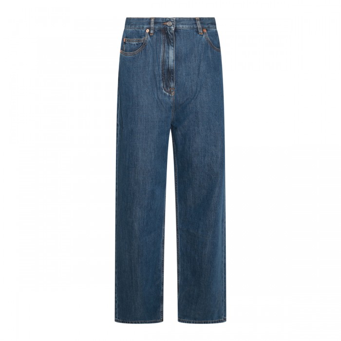 BLUE COTTON DENIM JEANS