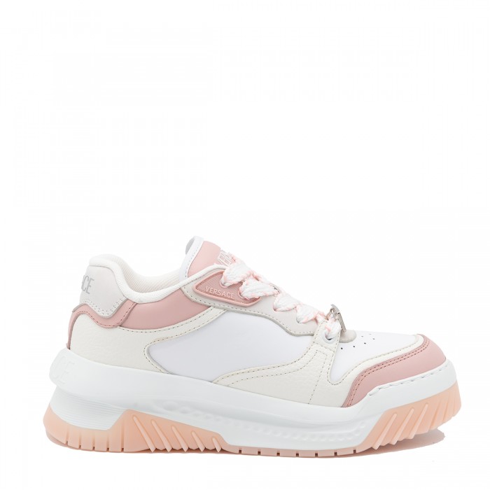 WHITE AND PINK SNEAKERS
