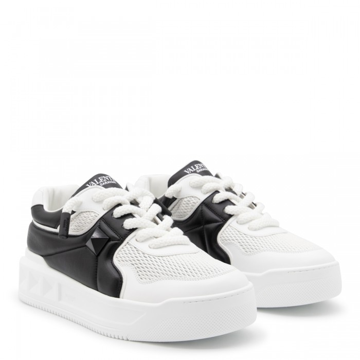 WHITE AND BLACK LEATHER... 2