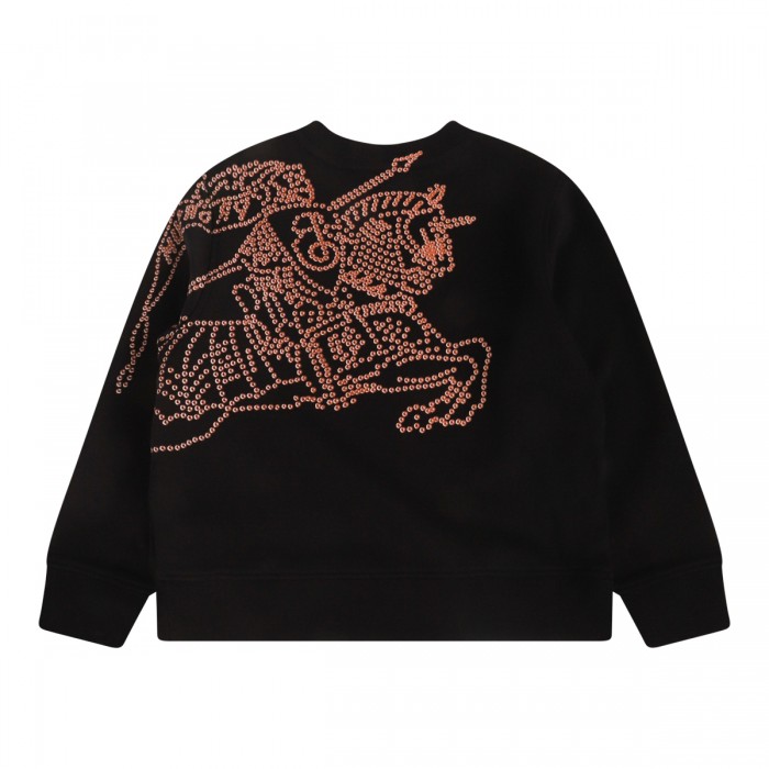 BLACK COTTON SWEATSHIRT 2