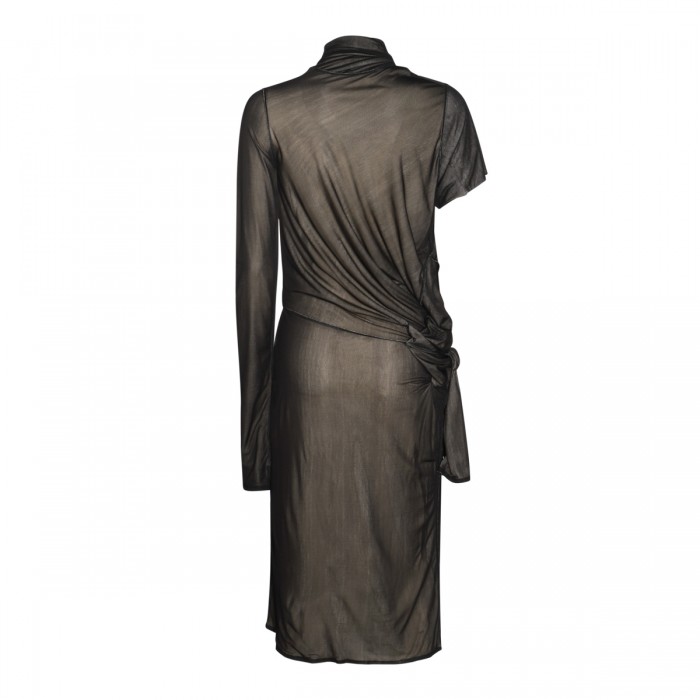 BLACK VISCOSE DRESS 2