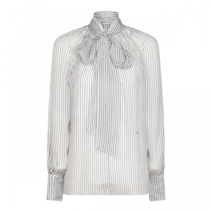 ECRU SILK SHIRT