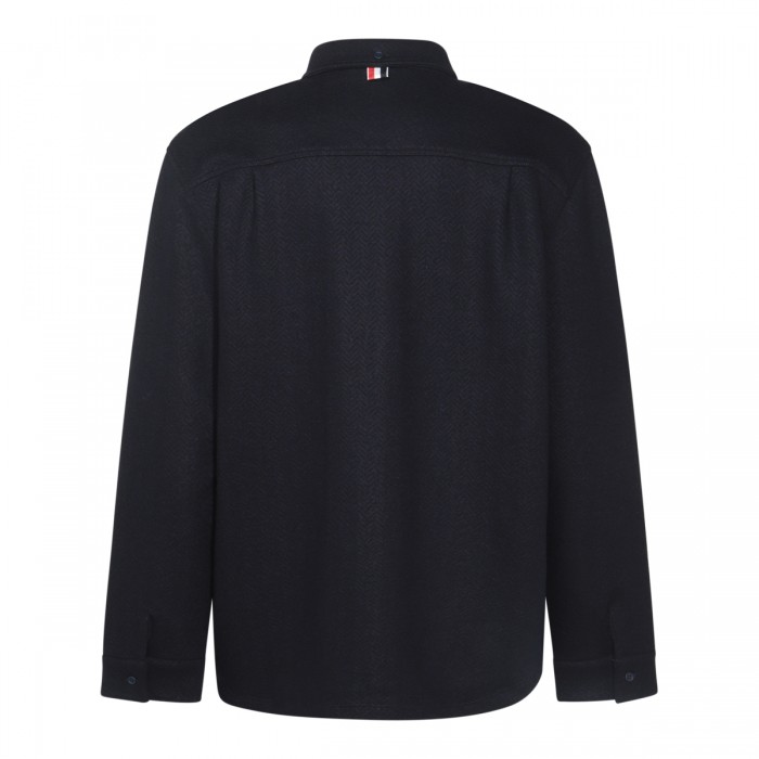 NAVY BLUE COTTON CASUAL JACKET 2