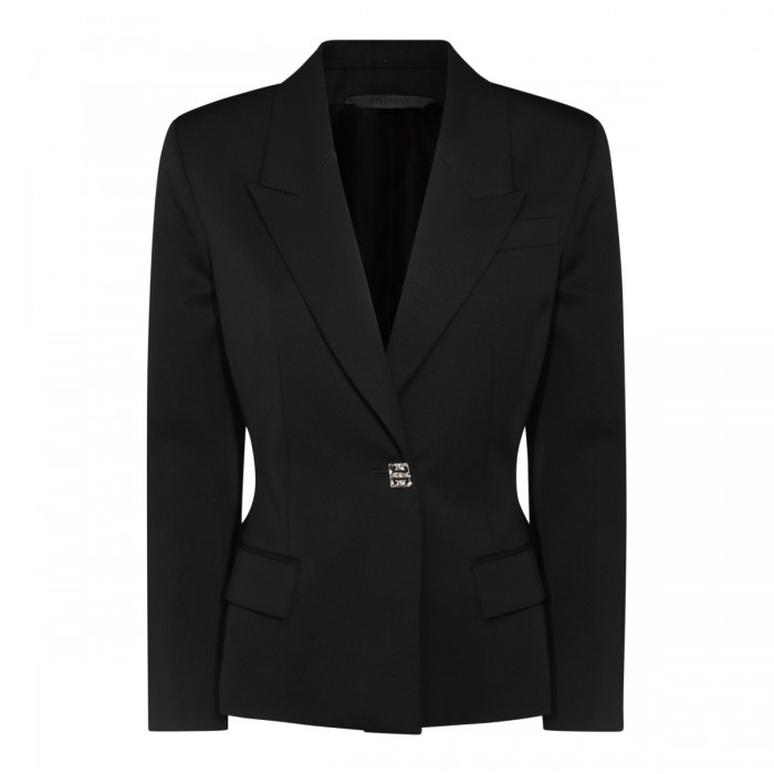 BLACK WOOL BLAZER