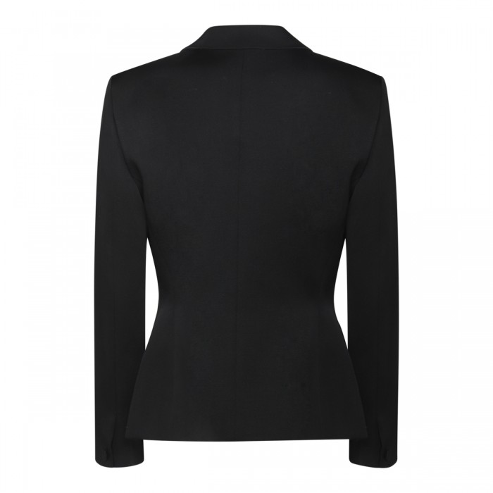BLACK WOOL BLAZER 2