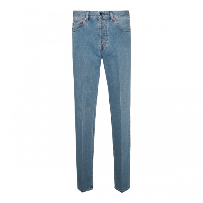 BLUE COTTON DENIM JEANS