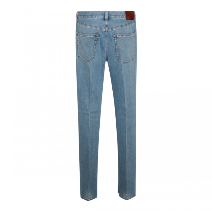 BLUE COTTON DENIM JEANS 2