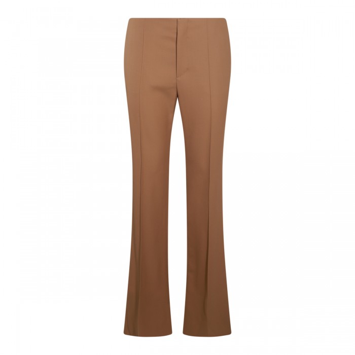 DARK BEIGE WOOL PANTS