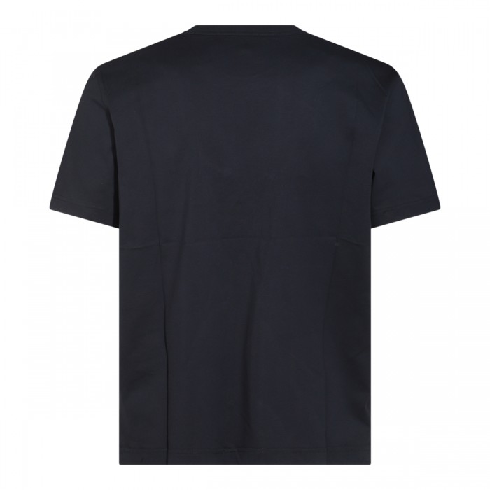 DARK BLUE COTTON T-SHIRT 2