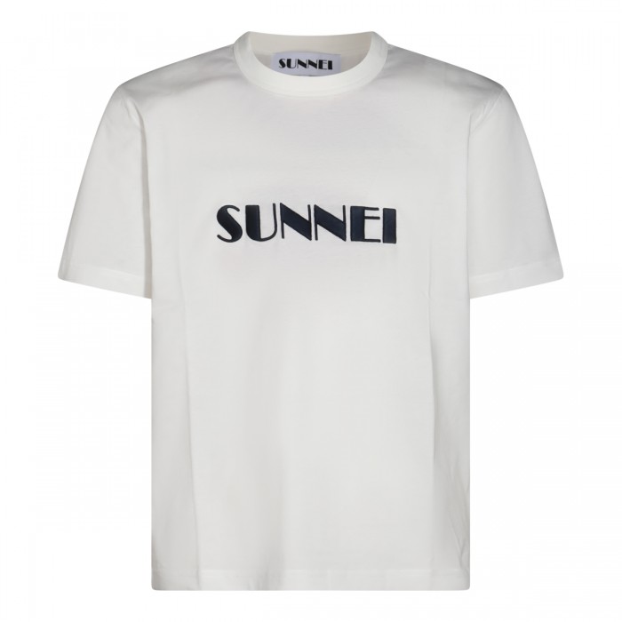 WHITE COTTON T-SHIRT