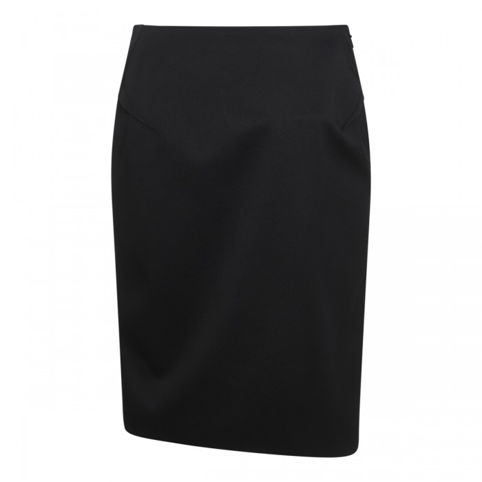 BLACK WOOL SKIRT 2