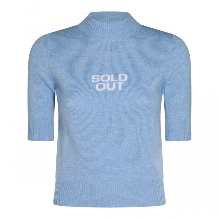 LIGHT BLUE RENON WOOL KNITWEAR
