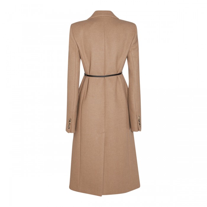 BEIGE WOOL GHIA COAT 2