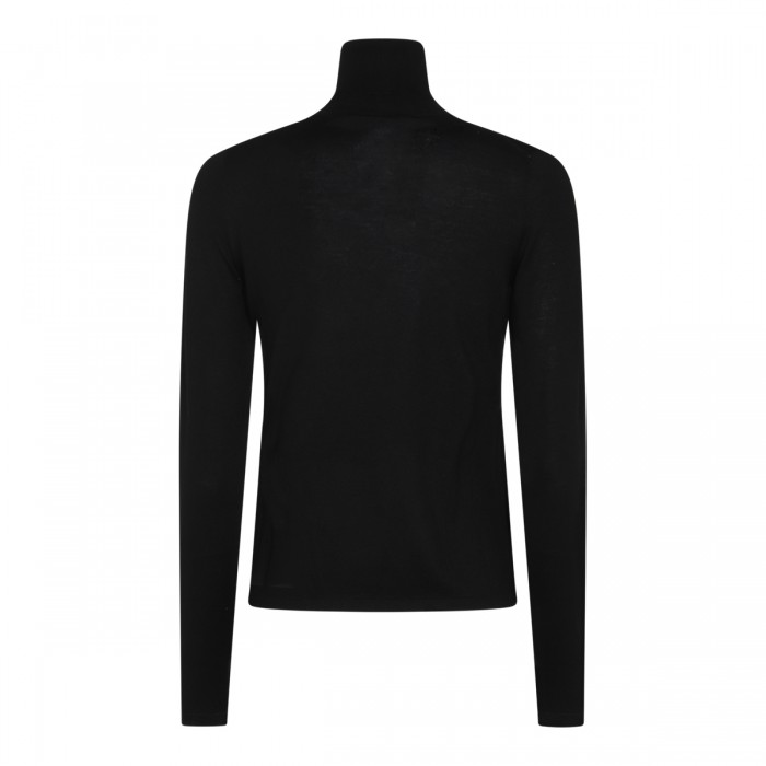 BLACK WOOL VELOCE KNITWEAR 2