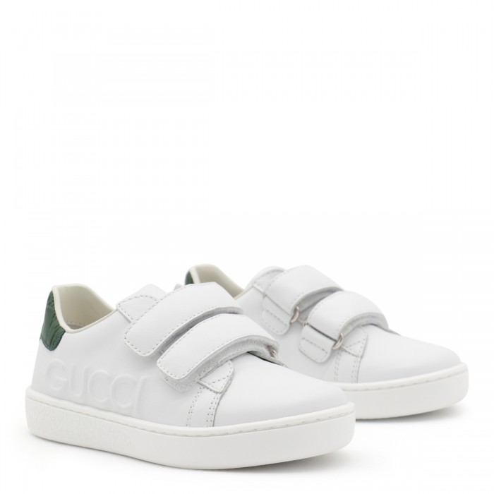 WHITE AND GREEN LEATHER... 2