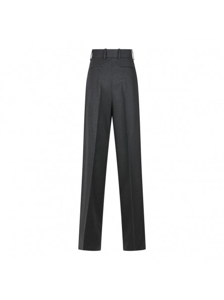 パンツ GUCCI DARK GREY WOOL PANTS Wool gabardine pant in dark grey | GUCCI® US
