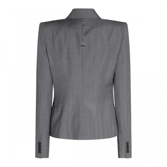 GREY WOOL BLAZER 2