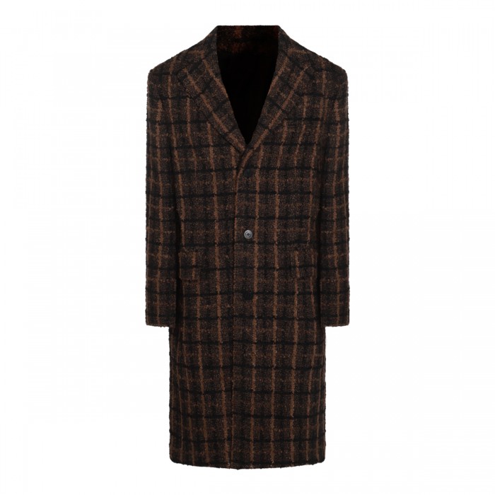 BROWN WOOL COAT