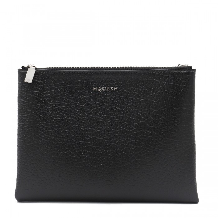 BLACK LEATHER POUCHES