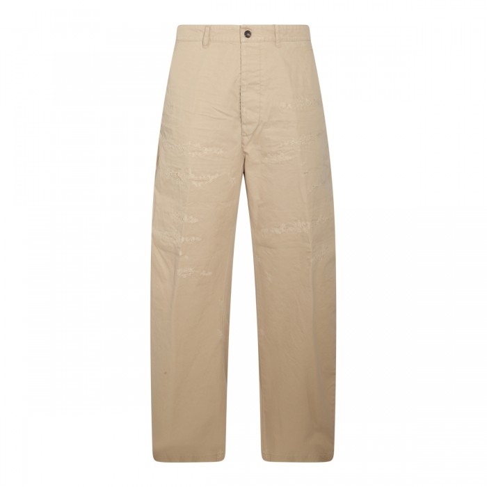 BEIGE COTTON PANTS