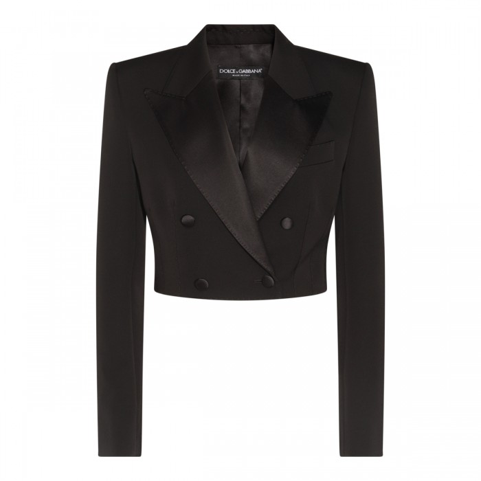 BLACK WOOL BLAZER