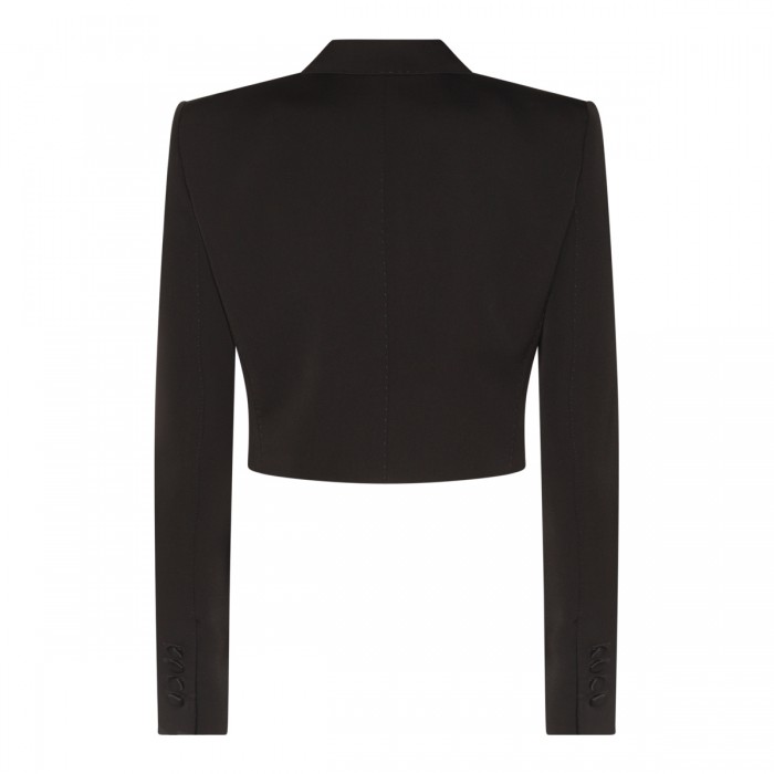 BLACK WOOL BLAZER 2