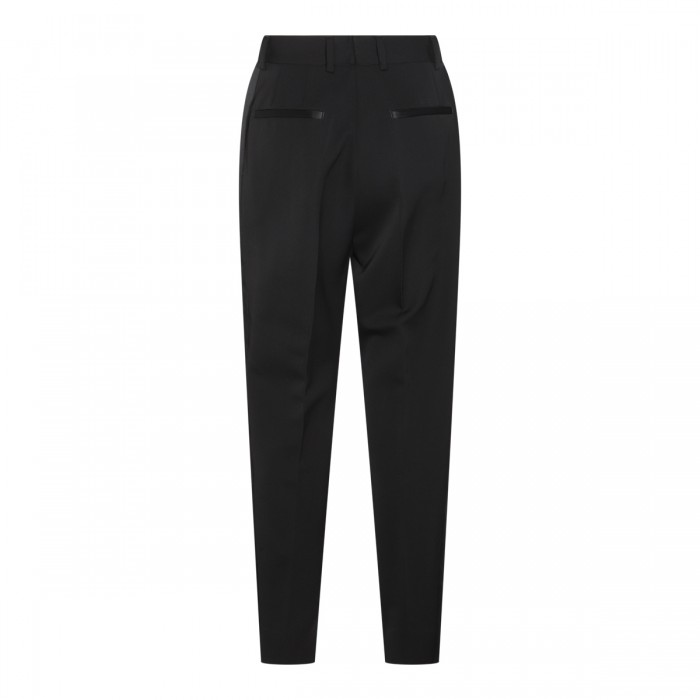 BLACK WOOL PANTS 2