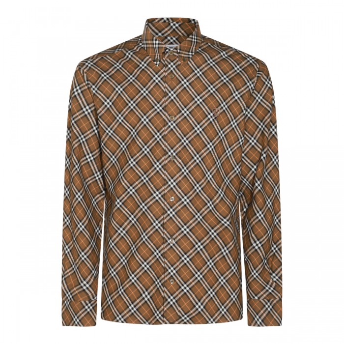 BROWN COTTON SHIRT