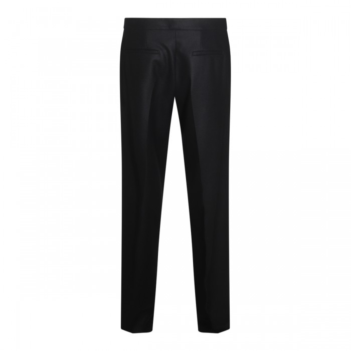 BLACK WOOL PANTS 2