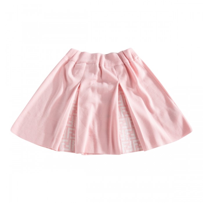 PINK WOOL SKIRT