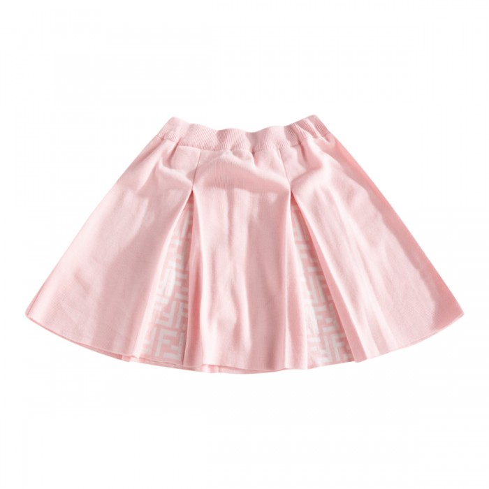 PINK WOOL SKIRT 2