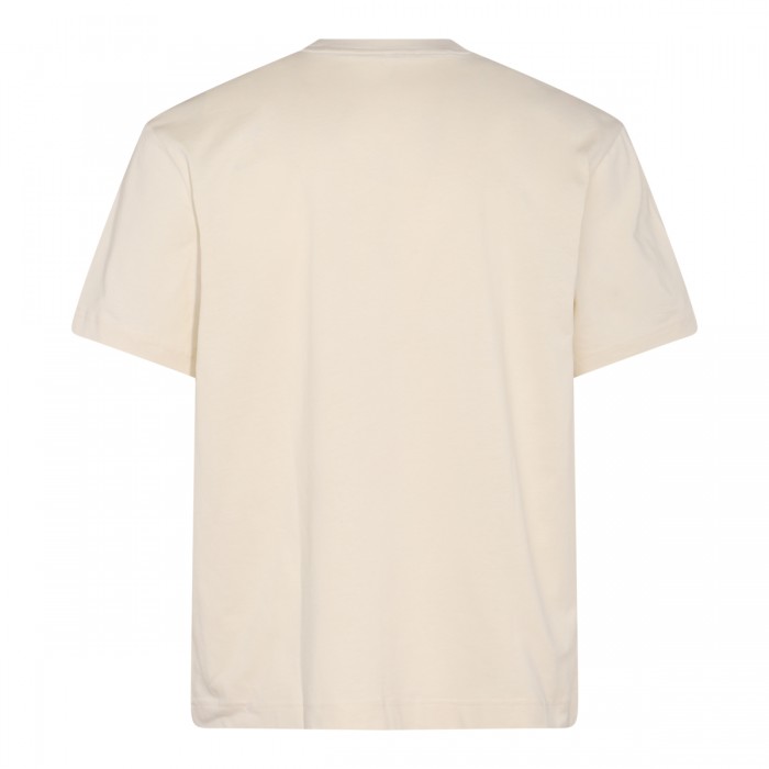 LIGHT BEIGE COTTON T-SHIRT 2