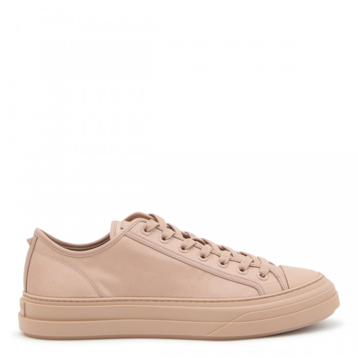 PINK LEATHER SNEAKERS