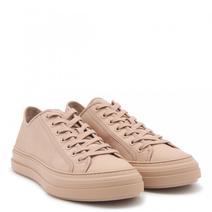 PINK LEATHER SNEAKERS 2