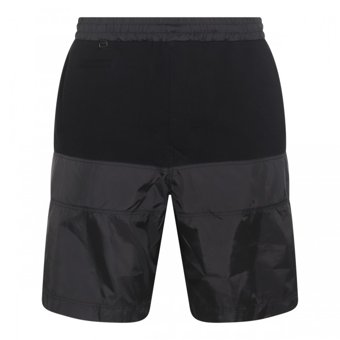 BLACK COTTON SHORTS