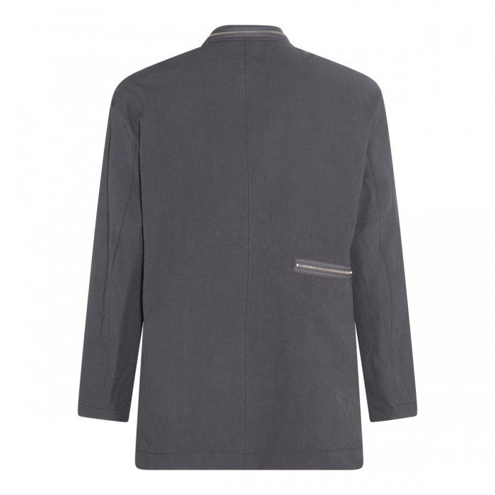 DARK GREY COTTON BLAZER 2