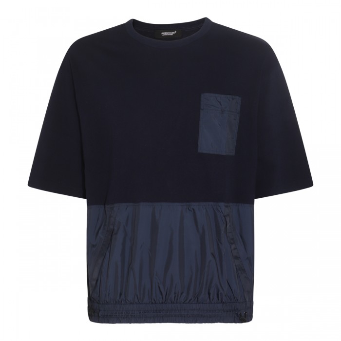 NAVY BLUE COTTON T-SHIRT