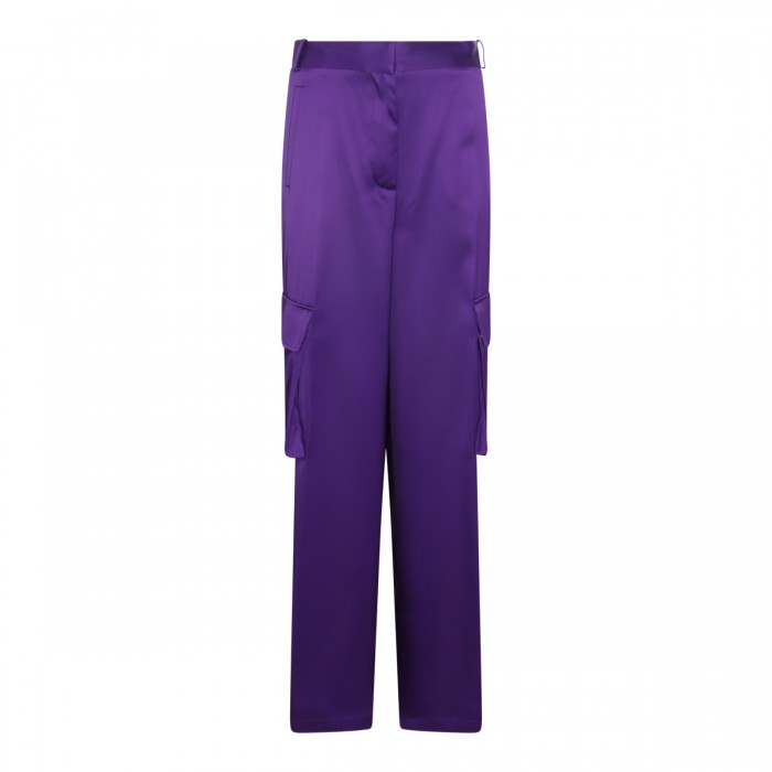 PURPLE SILK-VISCOSE BLEND...