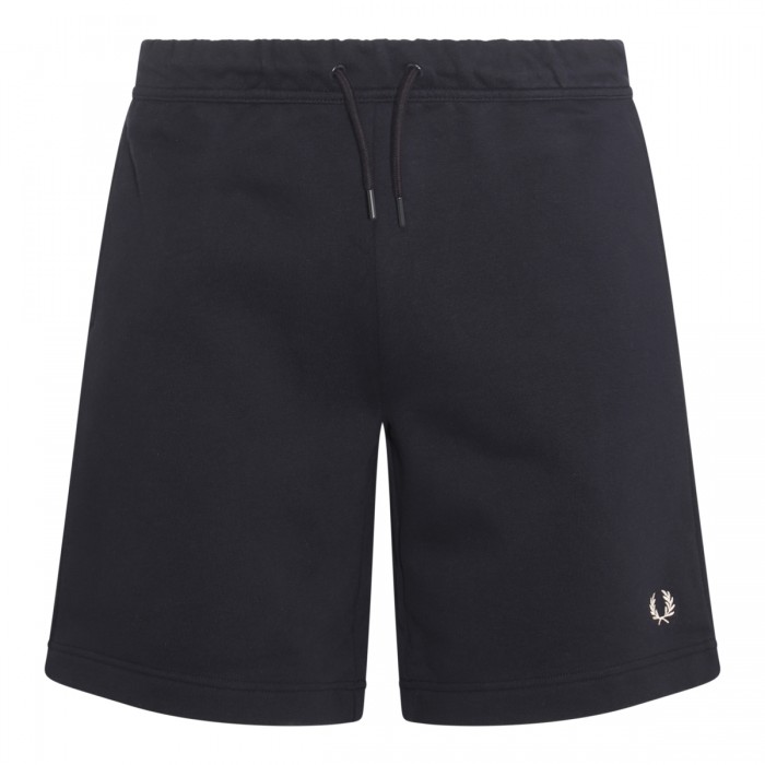 NAVY COTTON SHORTS