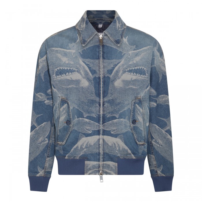 LIGHT AND DARK BLUE COTTON...