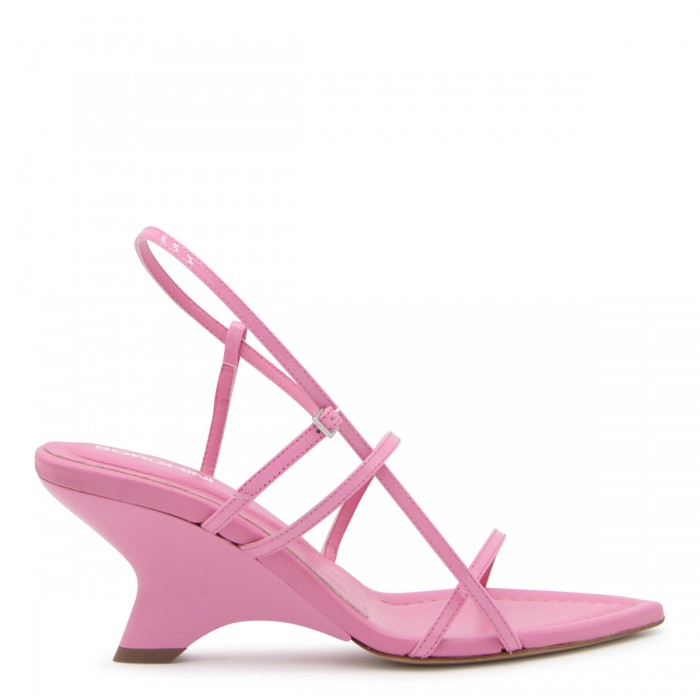 PINK LEATHER 26 SANDALS