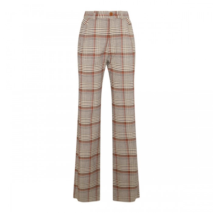 BROWN MULTICOLOUR...