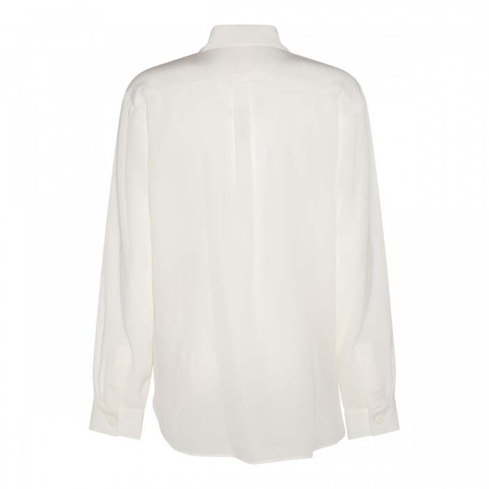 OFF-WHITE SILK SHIRT  2