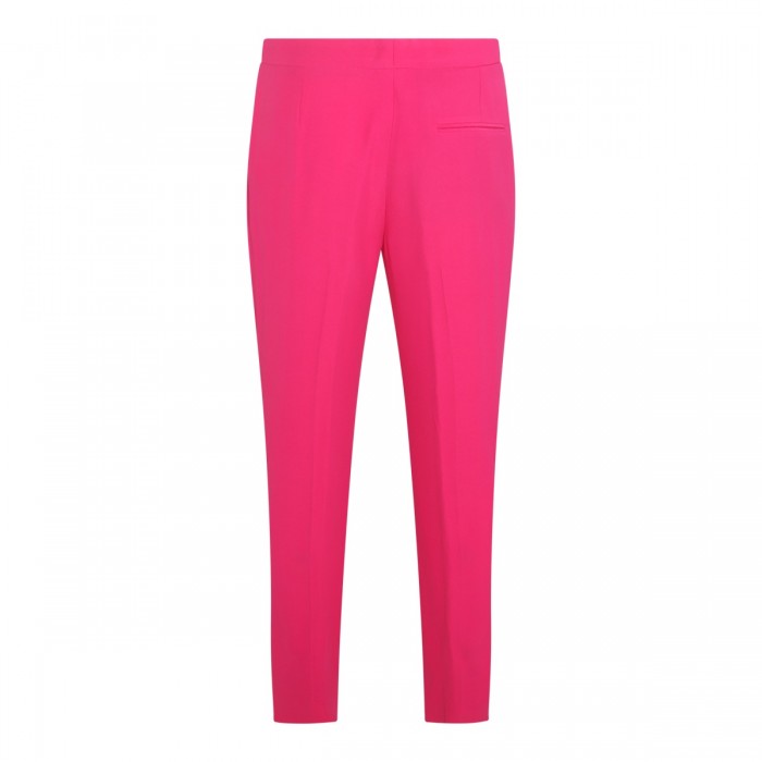 PINK VISCOSE BLEND TROUSERS 2