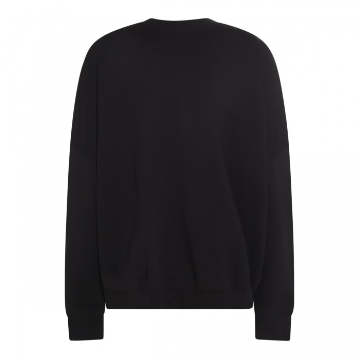 BLACK COTTON SWEATSHIRT  2