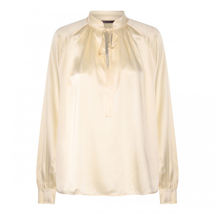 IVORY SILK SHIRT