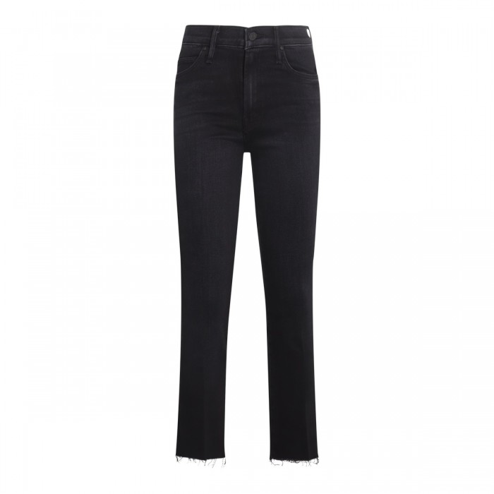 BLACK COTTON JEANS