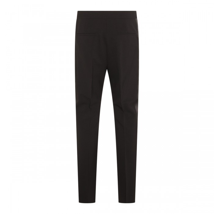BLACK VIRGIN WOOL RINO PANTS 2